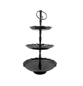 Multi Layer Metal Cake <b>Stand</b> <b>Rotating</b> Tiered Dessert <b>Display</b> Cupcake Holder Wedding Birthday Party Serving Tray - Product Image 4