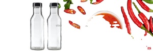 Botella de salsa hermética de 1 Kg Acabado mate Extremo fácil de abrir-para almacenamiento de salsa fría y caliente Disponible en calidad estándar - Product Image 6