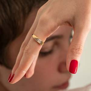 Women's 14K Solid Gold Diamond Engagement Ring Tapered Baguette Cut Pave Setting Geometric Classic Style - Product Image 4