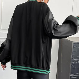 Fabricante de ropa béisbol Letterman Varsity chaqueta de alta calidad a prueba de viento hombres Universidad chaqueta genuina para mujeres - Product Image 4