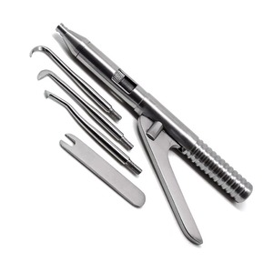 Extracteur de couronnes dentaires professionnel avec 3 embouts, instrument en acier inoxydable pour les procédures d'extraction de couronnes et de bridges - Product Image 1