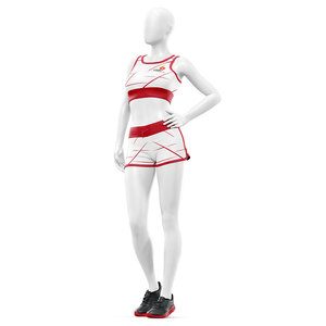 Conjunto Deportivo Sublimado de 2 Piezas para Mujer, Top Deportivo y Pantalones Cortos, Ropa Deportiva para Yoga, Gimnasio, Entrenamiento, Uniformes de Equipo, Venta al Por Mayor - Product Image 2