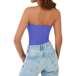 Minimalistic Top Quality Design Women's Tube Top Anti Bacterial Eco Friendly With Adjustable Tube Top With Customizable Printing - Product Image 2