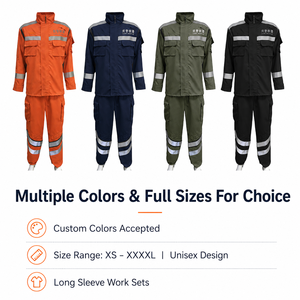 Traje de Trabajo de Rescate Resistente al Fuego, Tela Nomex de Alta Visibilidad, Ropa Ignífuga con Certificación CE - Product Image 3