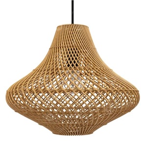 Premium Craftsmanship Bamboo Rattan Ceiling <b>Light</b> Artisan Hanging Lamp for Modern Living Spaces - Product Image 1