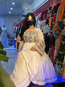 Robe ethnique afghane personnalisée, vintage, faite à la main, brodée, vêtements traditionnels bohèmes pour femmes, vente en gros OEM - Product Image 6