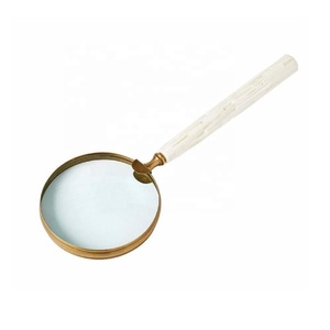 Lupa de gran oferta con mango de revestimiento de hueso, lector de libros de papel de noticias, lupa de mano, mesa de lente, lupa al por mayor - Product Image 5