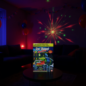 Star Shower <b>Motion</b> Laser <b>Light</b> Red Green Indoor Outdoor Party Lighting - Product Image 2