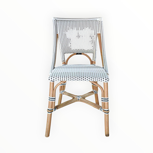 เก้าอี้บิสโทรยอดนิยมสำหรับร้านกาแฟ ร้านอาหาร พื้นที่สาธารณะในที่พักอาศัย - หวายสังเคราะห์ถักทออย่างดี รับประกันการถักทอ 3 ปี - Product Image 1