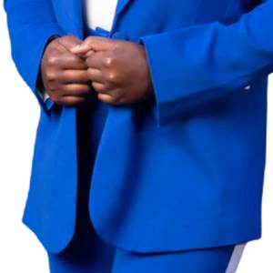 Zeta Phi Beta Royal Blue Suit <b>Set</b> Women Greek Letter Elegant Formal <b>Blazer</b> and Pants Premium Tailored Fit Outfit - Product Image 5