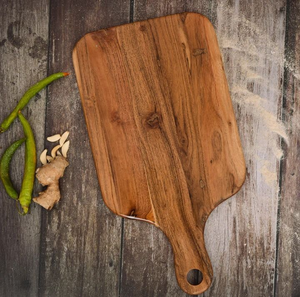 Planche à découper en bambou durable tendance, motif artistique de fruits, épaisseur 1,5 cm, compatible lave-vaisselle, pour cuisines élégantes et usage commercial - Product Image 1