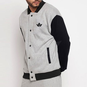 SPARKWELL INDUSTRY Men's Casual Customized Logo Letterman Jacket Winter Design Polyester/Cotton Fabric Quick Dry & Eco-Friendly - Product Image 4