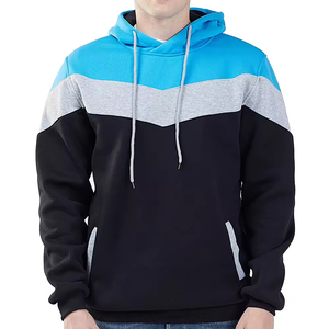 Sweat à capuche personnalisé pour homme, pull d'hiver de haute qualité, mélange polyester/coton, motif uni, respirant, séchage rapide, décontracté - Product Image 6