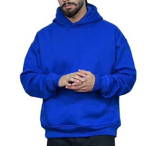 Customized Bulk Wholesale No Pocket <b>Strings</b> Cropped Zipper-Up Hoodie Men 100% Cotton Fleece Hip Hop Custom Puff Printing High - Product Image 1