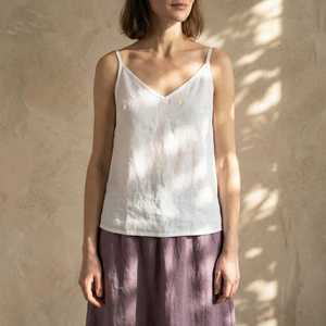 Camiseta sin mangas informal de cuello redondo con estampado tie-dye para mujer, estilo minimalista, transpirable, para verano - Product Image 4