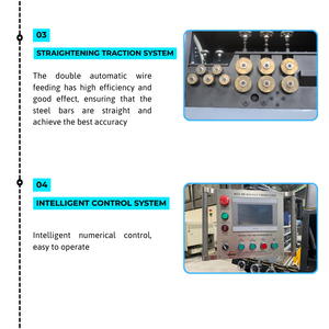 Dobladora automática de barras de refuerzo CNC de 6-12mm, barra de construcción de acero inoxidable, máquina dobladora de estribo, componentes vitales del núcleo del motor del Motor - Product Image 4