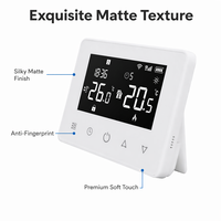 Chaudière à gaz intelligente, thermostat programmable, écran tactile, systèmes de chauffage multiples (électrique/hydratique/solaire), contact sec, Alexa Hotel