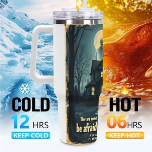 Stainless Steel Tumbler 40oz <b>Large</b> Capacity Travel Mug With Handle For Outdoor Use - Product Image 6