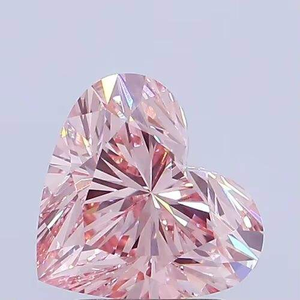 Diamant CVD de laboratoire taille cœur, couleur fantaisie, excellente taille, certifié IGI, pierre libre pour la création de bijoux sur mesure AURA LUXURIA - Product Image 5