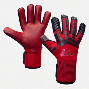 Gants de gardien de but de qualité supérieure avec dos imprimé en silicone, technologie de protection des doigts et excellente adhérence pour les matchs et l'entraînement. - Product Image 5