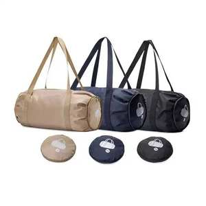 Sac de voyage pliable imperméable en Oxford avec fermeture éclair, grand sac de sport de week-end portable avec sangle réglable, unisexe - Product Image 6