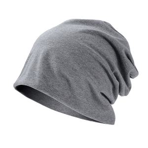 Bonnet unisexe d'été en jersey uni, double couche, doux et moelleux, 100 % acrylique, en tissu courant - Product Image 1