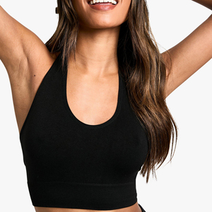 เสื้อชั้นในกีฬาแบบครอปไหล่เดียวสำหรับผู้หญิงไซส์พลัส คุณภาพดีที่สุด ผลิตตามสั่ง น้ำหนักเบา ไร้ตะเข็บ ระบายอากาศได้ดี เป็นมิตรกับสิ่งแวดล้อม เหมาะสำหรับออกกำลังกาย - Product Image 3