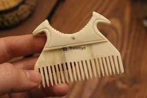 Peine de Cabello de Hueso Natural Tradebyd, Peine Desenredante con Acabado Suave, Accesorio de Belleza Hecho a Mano de Primera Calidad - Product Image 5