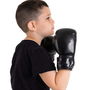 Wholesale Trendy Boxing <b>Gloves</b> High Quality Muay Thai Black Color <b>Gloves</b> <b>Moisture</b> Wicking Breathable Gears For All Season - Product Image 6