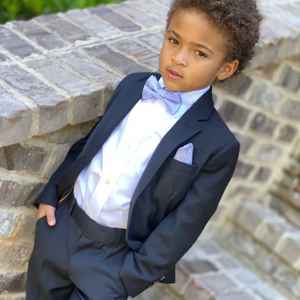 Conjunto de Corbatas de Moño para Jóvenes y Adultos Jack and Jill, Color Azul Claro, Conjunto de Corbatas de Moño Formales, Fabricante OEM, Suministro al por Mayor - Product Image 4