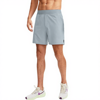 Shorts de bain pour hommes en coton tricoté, de haute qualité, pour l'été, la plage et le surf, couleur unie, imperméables, respirants et à séchage rapide, vente en gros