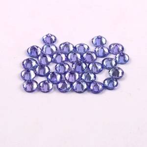 Pierre précieuse tanzanite calibrée de haute qualité en gros pour la fabrication de bijoux, pierre de naissance de décembre naturelle à facettes, taille ronde - Product Image 5