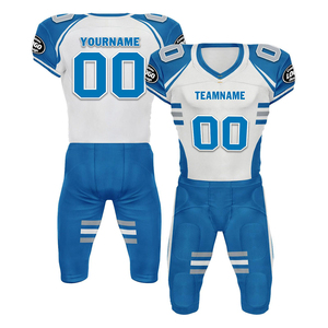 Uniformes de football américain pour adultes, entièrement personnalisables (logo et design), plusieurs couleurs, 100 % polyester, doux, respirants et légers. - Product Image 5