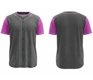 Maillot de baseball personnalisé en polyester respirant à séchage rapide, tenue de sport d'équipe, uniforme sur mesure, coupe premium - Product Image 1