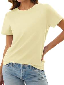 Camiseta Radiant para Mujer, Tejido Air Weave, Tallas Grandes, Tacto Suave, Ajuste Delicado, Ligera, Estampado Fluido, Sensación Fresca, Comodidad Diaria, Estilo Moderno - Product Image 5
