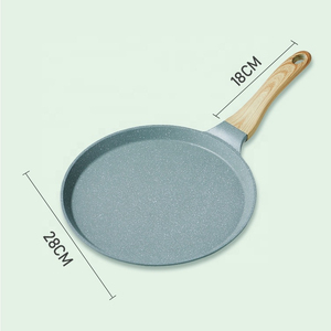 Poêle antiadhésive résistante aux rayures avec poignée froide au toucher, idéale pour les besoins quotidiens de cuisson à la maison. - Product Image 4