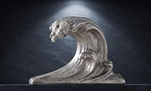 Porta Servilletas Metálico con Diseño de Olas Oceánicas, Textura Fundida, para Cocina, Comedor, Vajilla, Pedidos al por Mayor - Product Image 4