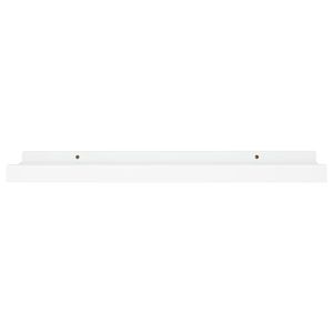 Ensemble de 2 étagères murales en MDF blanc, 15,7 po x 3,5 po x 1,2 po, pour mur et présentation - Product Image 4