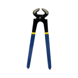 Cortador de Pezuñas Veterinario para Caballos, Reutilizable, con Cubeta de Acero Inoxidable, Herramienta Quirúrgica para Animales, Mango Azul con Raya Amarilla - Product Image 1