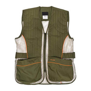 เสื้อกั๊กสำหรับล่าสัตว์สีเขียวมะกอกสำหรับผู้ชาย ยี่ห้อ Allen ผ้าตาข่าย ระบายอากาศ กันลม เป็นมิตรกับสิ่งแวดล้อม คอวี ลำลอง สำหรับกิจกรรมกลางแจ้ง มีหลายกระเป๋า - Product Image 3