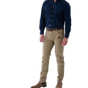 Pantalones Chinos Casuales y Elegantes para Hombre, Corte Recto, Cintura Media, Lona Ligera, Transpirable, Moderno, Ajuste Delgado, Cómodo - Product Image 5