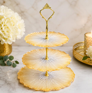 Soporte único hecho a mano para pasteles de resina epoxi, herramienta para servir postres en bodas y fiestas, Royal Crafts con elegante color azul a bajo precio. - Product Image 6