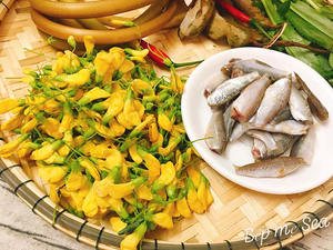 Flor de Sesbania, Flor Dien Dien, Flor Comestible Tradicional Vietnamita para Procesamiento de Alimentos y Servicios de Alimentación - Product Image 3