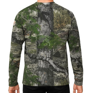 เสื้อยืดลายพรางป่าดีไซน์พิเศษ ผ้าฝ้ายคุณภาพสูง สวมใส่สบาย เหมาะสำหรับใส่ลำลองและกิจกรรมกลางแจ้ง - Product Image 2