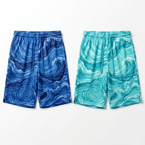 Custom Dynamic <b>Abstract</b> Razor Slash Graphic Mesh Shorts Men’s Athletic Sublimation Basketball Training Shorts - Product Image 3