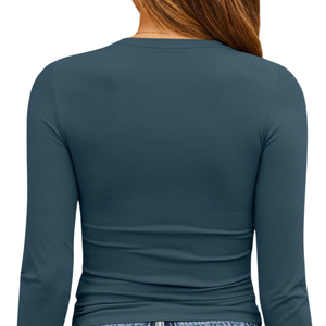 Nueva Moda, Camisas de Mujer de Manga Larga y Corta de Alta Calidad, Color Sólido, en Venta en Línea - Product Image 2