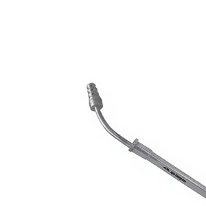 Tube d'aspiration Poole 23 FR OD courbé 10 pouces, instrument médical chirurgical, acier inoxydable de qualité allemande, réutilisable, autoclavable - Product Image 6
