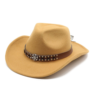 Classic <b>Western</b> Style Cowboy <b>Hat</b> Lightweight Breathable Wide Brim Outdoor Fashion Accessory For Adults - Product Image 6