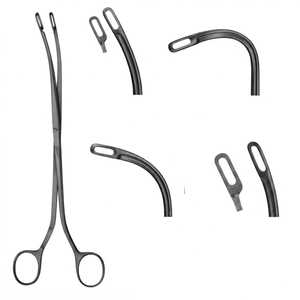 Pinzas para cálculos renales Randall – Instrumento quirúrgico curvo de acero inoxidable médico, 190 mm - Product Image 2