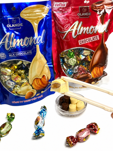 Premium Dark <b>Chocolate</b> Almond Delights 320g Gift & Party Treat OEM ODM - Product Image 4